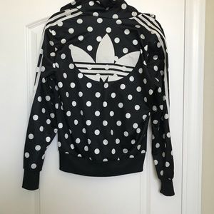 Adidas original polka dot track jacket